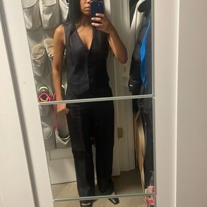 *PANTS ONLY & Other Stories Linen Pants in Black Size 2